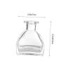 HOLIDYOYO 3Pcs Glass Aromatherapy Jars, Wide Mouth Empty Diffuser Bottles view 2