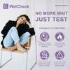 WelCheck UTI Test Strips, Urinary Tract Infection Test for Home Use, Quick Accurate Results in 2 Min, Detects Leukocytes & Nitrite, Individually Packaged, 3 Pack view 2