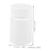 10pcs Medicine Storage Bottles Travel-Friendly Organizer for Pills and Liquid Medications Leak Design Secure Caps for Use view 2