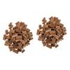Garneck 2packs Whiskey Wine Oak Chips Pack Oak Cubes for Aging Whiskey Home Brewing French Chips for Wine Making view 1