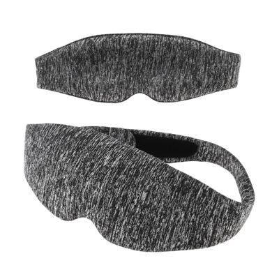 GLIDESMOOTH Sleep Eye Mask, Deep Contoured 3D Eye Covers, Light Block Out, Zero Pressure Blindfold for Men Women's, Adjustable Strap for Sleeping, Traveling, Gray