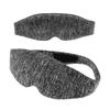 GLIDESMOOTH Sleep Eye Mask, Deep Contoured 3D Eye Covers, Light Block Out, Zero Pressure Blindfold for Men Women's, Adjustable Strap for Sleeping, Traveling, Gray view 1