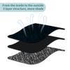 GLIDESMOOTH Sleep Eye Mask, Deep Contoured 3D Eye Covers, Light Block Out, Zero Pressure Blindfold for Men Women's, Adjustable Strap for Sleeping, Traveling, Gray view 3
