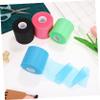 OSOLADY 4rolls Sponge Skin Mask Pre-wrap Tape Green Athletic Tape Sports Wraps Large Design view 2