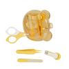 Child Friendly Nails Grooming Set 4Pcs Rounded Safe Scissors Nails Trimmer & Nails File with Cartoon Storage Case view 1