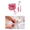 Child Friendly Nails Grooming Set 4Pcs Rounded Safe Scissors Nails Trimmer & Nails File with Cartoon Storage Case view 2