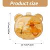 Child Friendly Nails Grooming Set 4Pcs Rounded Safe Scissors Nails Trimmer & Nails File with Cartoon Storage Case view 3
