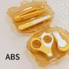 Child Friendly Nails Grooming Set 4Pcs Rounded Safe Scissors Nails Trimmer & Nails File with Cartoon Storage Case view 4