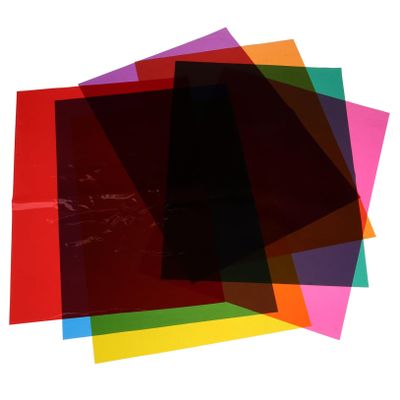 IWOWHERO 21sheets Colored Cellophane for Crafts Vibrant Colors Transparent Wrapping for Creative Projects for Wrapping and Party Favors