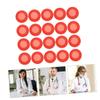 100pcs Silicone Covers Replacement Accessories for Professionals Easy to Install Comfortable Touch Red for and Doctors view 3