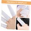 100pcs Slip Finger Cots for Typing Gloves Cut Finger Guards Cotton Fingertip Covers view 4