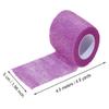 ONLYKXY 2Roll Self Adhesive Bandage Tape 2inch-5yards Stretch Athletic Wrap Tape Elastic Cohesive Non Woven Bandage Wrap for Sports Injury Ankle Knee Wrist Sprains (Purple) view 2