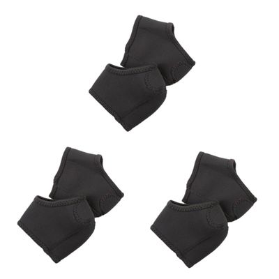 Outanaya 6pcs Neoprene Heel Covers Shock-absorbing Non- Sleeves for Men Women Fit for High Heels and Everyday Shoes Protective Support and Cushioning