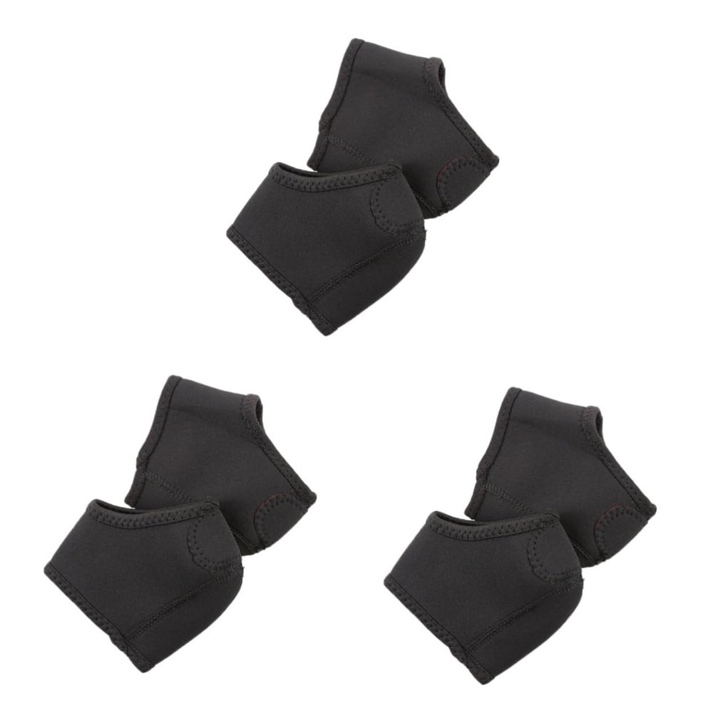 Outanaya 6pcs Neoprene Heel Covers Shock-absorbing Non- Sleeves for Men Women Fit for High Heels and Everyday Shoes Protective Support and Cushioning