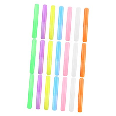 WOONEKY 21pcs Travel Toothbrush Container Toothbrush Holder Kit Soft Brush Travel Portable Case for Camping Vacation Hiking