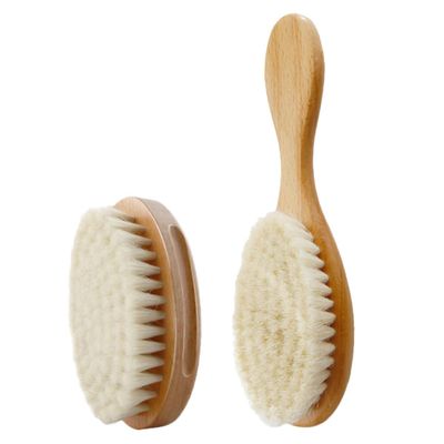 PLAFOPE 2pcs Detangling Brush Wool Shower Brush Soft Bristles for Scalp Massage