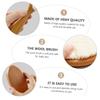 PLAFOPE 2pcs Detangling Brush Wool Shower Brush Soft Bristles for Scalp Massage view 4