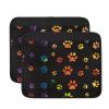 Vanideaoty Dog Paw Print Wheelchair Arm Pads Non Slip Armrest Covers for Chairs Adjustable Desk Chair Arm Covers Pressure Relief, Elderly, Senior view 2