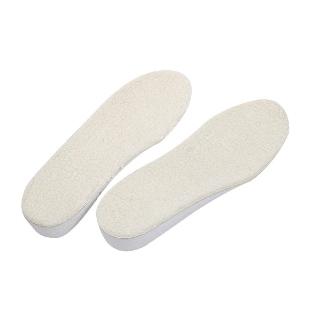 BCOATH Warm Wool Height Increase Insoles Shoe Pads for Men Women Comfortable Non-Slip Cushion for Everyday Wear for Enhancing Style and Elevation