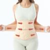 Allaugh Postpartum Belly Band for Women: Abdominal Binder Post Surgery, C Section Waist Trainer, New Mom Recovery Support, Tummy Tuck Pain Relief & Post Birth Core Compression,Medium,Beige view 1