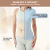 Allaugh Postpartum Belly Band for Women: Abdominal Binder Post Surgery, C Section Waist Trainer, New Mom Recovery Support, Tummy Tuck Pain Relief & Post Birth Core Compression,Medium,Beige view 4