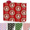 FnprtMo Personalized Christmas Wrapping Paper Wrapping Paper Roll with Name Personalized Wrapper with Repeating Name Santa Animals for Kids Girls Boys Birthday Anniversary Christmas view 1