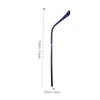 TOBBOMEY Metal Eyeglasses Replacement Temples Glasses Arms with Transparent Blue Covers Lightweight and Comfortable Easy to Install Durable Sunglasses Repair Parts view 2