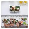Small Pill Box 2 Compartment Medicine Pill Case Portable Dog and A Duck Printed Pill Container for Pocket Or Purse Pill Box Metal Medicine Vitamin Organizer view 4