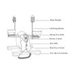 180W Electric Rehabilitation Maine, Upper and Lower Limbs Physical Therapy Promotes Blood Circulation for Handicap Disabled Stroke Hemiplegia Training Equipment view 3