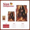 QASDFGHR Small Christmas Gift Bags,Reusable Gift Bags with card for Candy for Wedding Birthday Xmas Party - Fire DVD Print view 4
