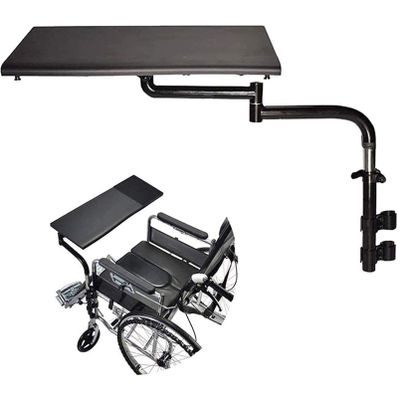 Adjustable Distance and Height Wheelchair Lap Tray for Adults - Perfect Wheelchair Accessory for Writing, Reading, Eating, Playing Computers, Chess