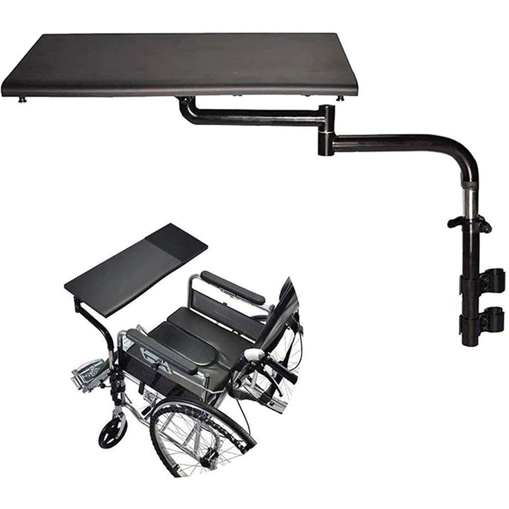 Adjustable Distance and Height Wheelchair Lap Tray for Adults - Perfect Wheelchair Accessory for Writing, Reading, Eating, Playing Computers, Chess