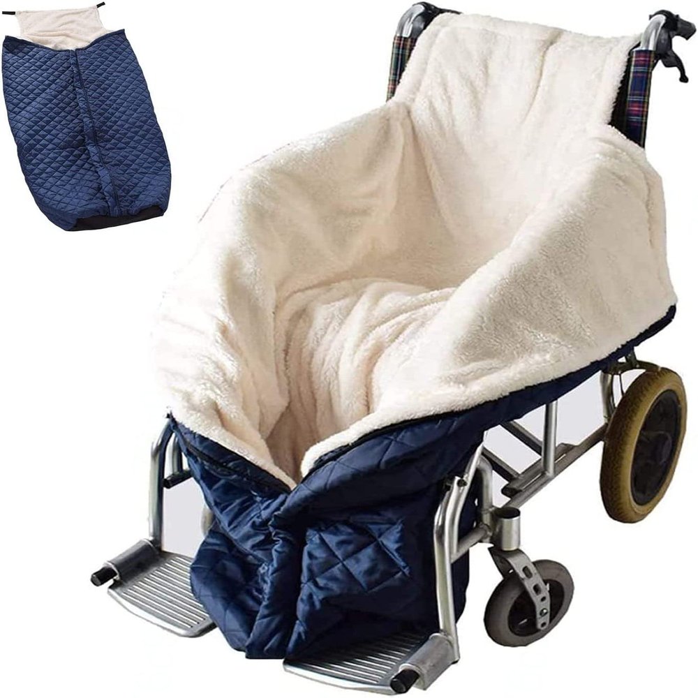 EHVYBDX Wheelchair Warm Blanket - Lightweight Wheelchair Blanket for Adult Universal Wheelchair Accessory for Lower Body - Legs and Feet