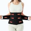 Allaugh Postpartum Belly Band for Women: Abdominal Binder Post Surgery, C Section Waist Trainer, Breathable Belly Wrap, Adjustable Support for After Birth Back Pain & Weak Core, Easy Put On Take Off view 1