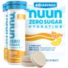 Nuun Zero Sugar Hydration Electrolyte Tablets - Sodium, Potassium, Chloride, Calcium, Magnesium, Light & Delicious Fruit Flavors, No Sugar, Gluten Free, Vegan, Mixed Citrus 4 Pack (40 Servings Total) view 1