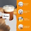 StockHomery 32 Oz Plastic Cups With Lids and Straws, Iced Coffee Cups view 3