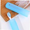 COOLHIYA 21pcs Travel Toothbrush Box Portable Case for Toothbrush Holder Brush Storage Breathable Colors for Each view 3
