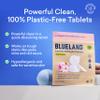 BLUELAND Laundry Detergent Tablets, 60 Count, Spring Bloom Scent, Plastic-Free Eco-Friendly Pods, Sheets, Liquid Alternative - Safe for Sensitive Skin, Gentle view 2