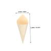 OSOLADY 50pcs Egg Containers Dispos Cones for Mini Ice Creams Sushi Appetizers Catering Family Gatherings view 2