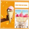 OSOLADY 50pcs Egg Containers Dispos Cones for Mini Ice Creams Sushi Appetizers Catering Family Gatherings view 3