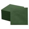 100 Pcs 2-Ply Green Napkin Disposable Cocktail Napkins Beverage Napkins Dessert Napkins 5 x 5 In Disposable Napkins for Dinner Wedding Birthday Party Bridal Anniversary Reception Event (Dark Green) view 1