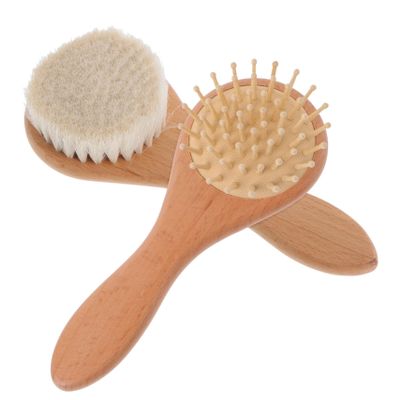 SHOWERORO 2pcs Shampoo Scrubber Scalp Brush Gentle Hair Cleaning Brush for Newborns for Home Travel Chic Sturdy Design