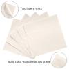 100 Pcs 2-Ply Milky White Napkin Disposable Cocktail Napkins Beverage Napkins Dessert Napkins for Dinner, Wedding,Birthday, Party, Bridal Anniversary Reception Event (Milky-White) view 3