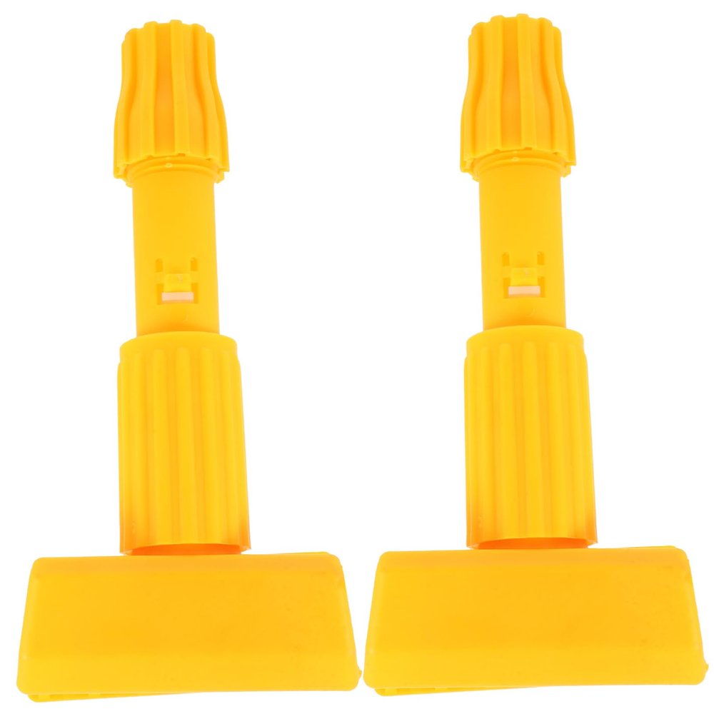 Gogogmee 2pcs Detachable Mop Head Mop Holder Replacement Easy to Install Handle Accessory for Efficient Cleaning and Stain Removal