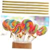 BUTIFULSIC 2400pcs Gold Candy Bags Sealed Cellophane Pouches Drawstring Ties Wrapping Ties for Treats Bread view 3