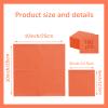 100 Pcs 2-Ply Orange Napkin Disposable Cocktail Napkins Beverage Napkins Dessert Napkins 5 x 5 In Disposable Napkins for Dinner Wedding Birthday Party Bridal Anniversary Reception Event (orange) view 2