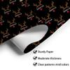 Custom Christmas Wrapping Paper with Name, Personalized Gift Wrap Rolls with Elk Antlers, Custom Christmas Wrapping Paper Rolls for Kids Him Her Boys Girls White view 2