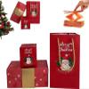 Surprise Gift Box Explosion for Money, Pop Up Money Gift Box for Cash Gift, Merry Christmas Surprise Gift Boxes, Unique Bouncing Envelope Gift Box for Christmas Birthday Anniversary Valentine (Red 21 Boxes) view 2