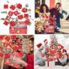 Surprise Gift Box Explosion for Money, Pop Up Money Gift Box for Cash Gift, Merry Christmas Surprise Gift Boxes, Unique Bouncing Envelope Gift Box for Christmas Birthday Anniversary Valentine (Red 21 Boxes) view 3
