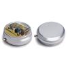 A Pair of Wild Turkeys Pill Box for Pocket Round Pill Box 3 Compartment Decorative Portable Travel Pill Holder Tablet Vitamin Organizer Mini Pill Case view 3